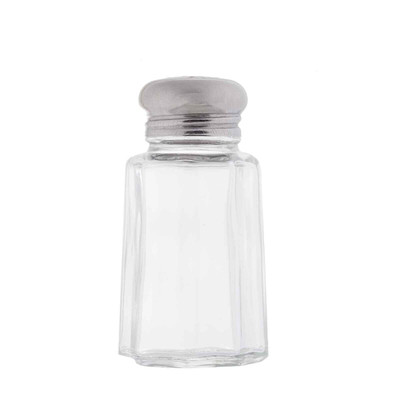 TableCraft Products 150S&amp;P-2 1 Oz. 1 9/16" Dia. x 3"H Stainless Steel Tops Salt/Pepper Shaker - 24/Case