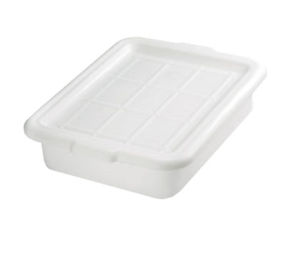 TableCraft Products F1529 21&quot; W x 16&quot; D x 5&quot; H White Polyethylene Freezer Storage Box