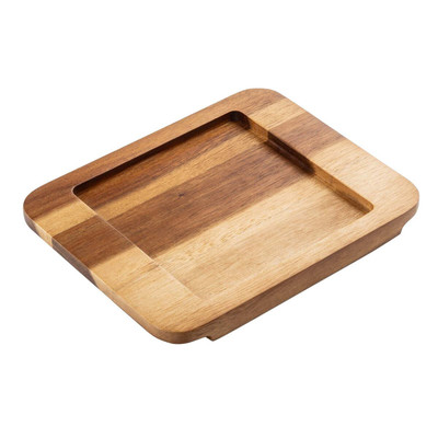 TableCraft Professional Bakeware UCW01 7 1/2" W x 6" D x 5/8" H Rectangular Acacia Underliner