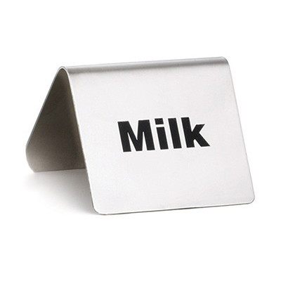 TableCraft Products B5 2 1/2" x 2" Stainless Steel "Milk" Buffet Tent