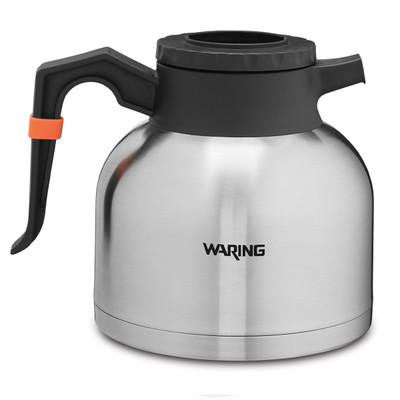 Waring WTC64 64 Oz. Stainless Steel Vacuum Insulated Café Deco Thermal Carafe