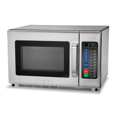 Waring WMO120 1.2 Cubic Feet Heavy Duty Stainless Steel Microwave Oven - 208/230 Volts