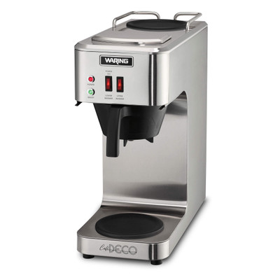 Waring WCM50 Single Stainless Steel Pourover Coffee Brewer - 120 Volts