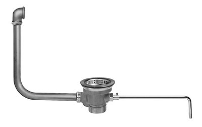 Fisher 28975 Chrome Finish DrainKing Waste Valve