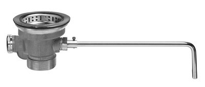 Fisher 29025 Locking Basket Strainer Overflow Body Chrome Finish DrainKing Waste Valve