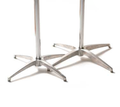Maywood M24PEDBASE 24" W Chrome Pedestal Base for Standard Series Tables