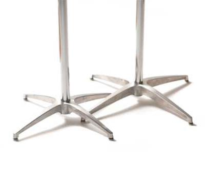 Maywood M24PEDBASE 24" W Chrome Pedestal Base for Standard Series Tables