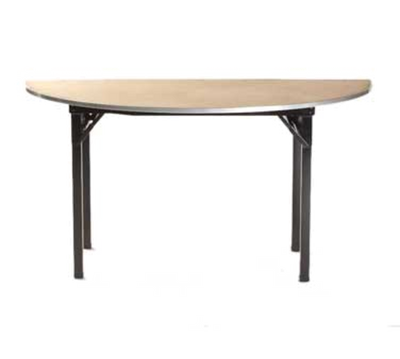 Maywood DPORIG84HR 84" W x 30" H Plywood Half-Round Top Original Folding Table