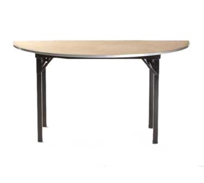 Maywood DPORIG84HR 84" W x 30" H Plywood Half-Round Top Original Folding Table