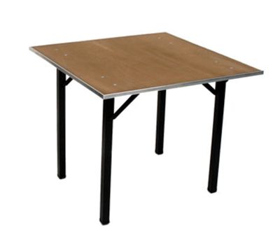 Maywood DPORIG42SQ 42" W x 30" H x 42" D Plywood Square Top Original Folding Table