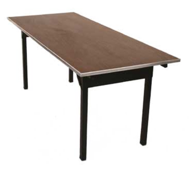 Maywood DLORIGLW3072 72&quot; W x 30&quot; D X 30&quot; H Rectangular Plastic Laminated Lite-Ply Top Original Lightweight Folding Table