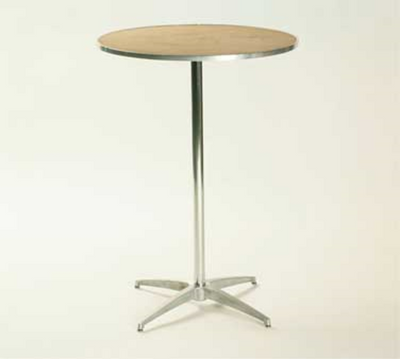 Maywood MP30RDPED42 36" W x 42" H Plywood Round Top Standard Pedestal Table