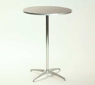 Maywood ML24RDPED42 24" W x 42" H Plywood Round Top Standard Pedestal Table
