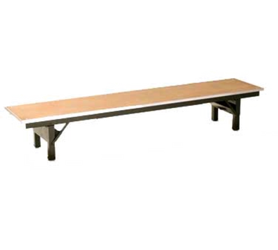 Maywood DPORIG1596RISER 96" Long 15" Wide 12" High Metal Glide Caps Std Single-Deck Rectangular Top Original Table Riser