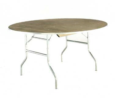 Maywood MP84RD 84" W x 30" H Plywood Round Top Standard Folding Table