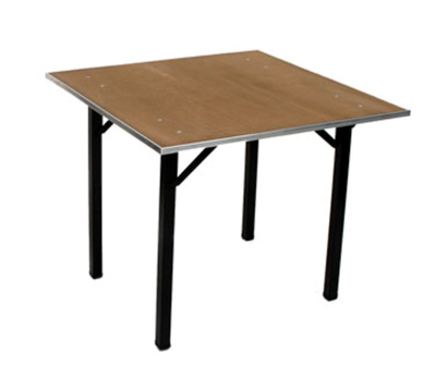 Maywood DPORIG30SQ 30" W x 30" H x 30" D Plywood Square Top Original Folding Table