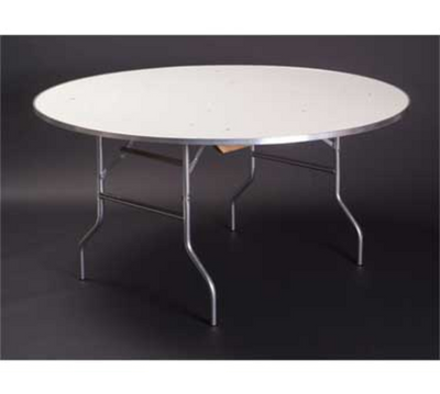 Maywood MF42RD 42" W x 30" H White Plywood Round Top Standard Folding Table
