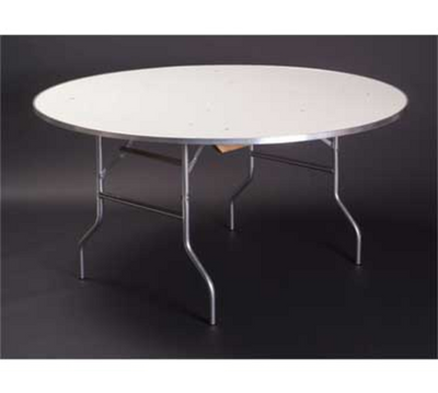 Maywood MF42RD 42" W x 30" H White Plywood Round Top Standard Folding Table