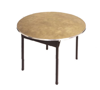 Maywood DPORIG54RD 54" W x 30" H Plywood Round Top Original Folding Table