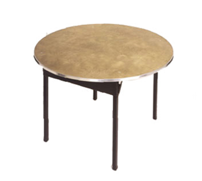 Maywood DPORIG54RD 54" W x 30" H Plywood Round Top Original Folding Table