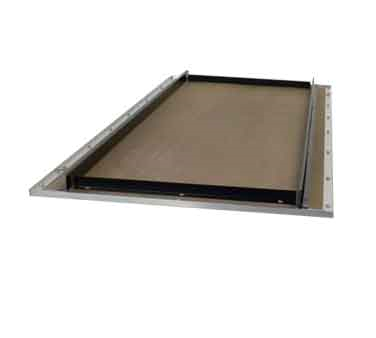 Maywood DPORIG1896TO 96" W x 18" D Rectangle Plywood With Aluminum Flush Edge Original Table Top