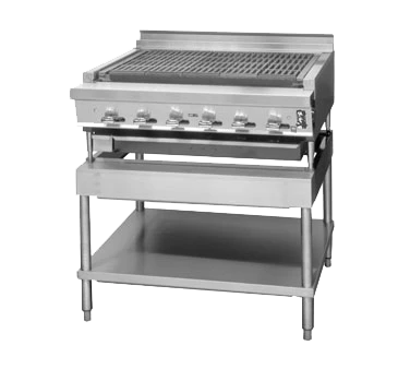 Montague UFLC-36R-NG 36" Natural Gas Countertop Char-Broiler - 114,000 BTU