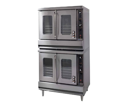 Montague R2-85A Apollo Double-Deck Natural Gas Standard Depth Convection Oven - 170,000 BTU/Deck
