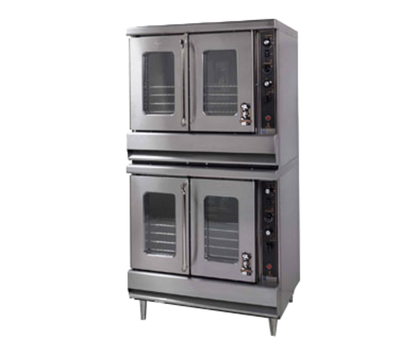 Montague R2-85A Apollo Double-Deck Liquid Propane Standard Depth Convection Oven - 170,000 BTU/Deck