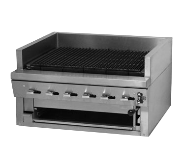 Montague UFSC-60C-NG 60" Natural Gas Countertop Char-Broiler - 180,000 BTU