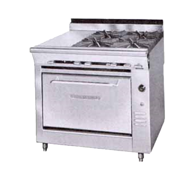 Montague C36-4G-NG 36" Natural Gas Heavy Duty Range - 30,000 BTU