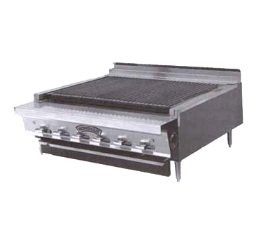 Montague UFLC-18R-LP 18" Liquid Propane Countertop  Char-Broiler - 38,000 BTU