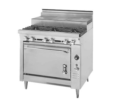 Montague 36-559S 36" Gas Heavy Duty Range - 135,000 BTU