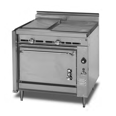 Montague V136-12EPL-NG 36" Natural Gas Heavy Duty Range - 95,000 BTU