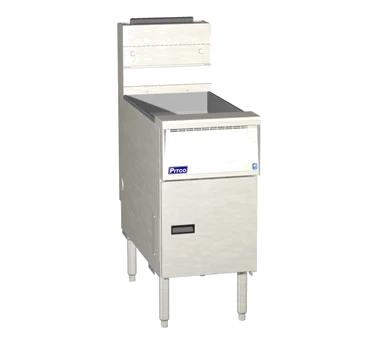 Pitco SG14-S Natural Gas Stainless Steel Fryer - 110,000 BTU
