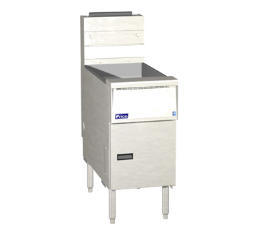 Pitco SG14-S Natural Gas Stainless Steel Fryer - 110,000 BTU