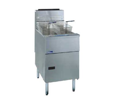 Pitco SG18-S Liquid Propane Stainless Steel Fryer - 140,000 BTU