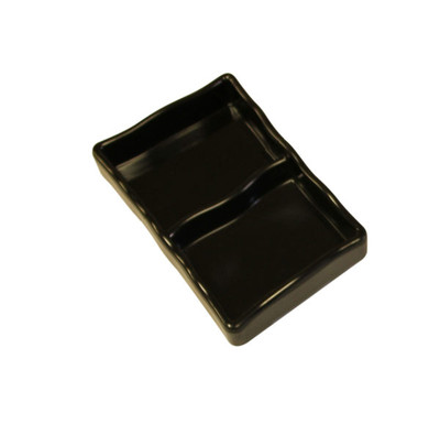 Town 31282B
 Plastic
 Black
 Sauce Dish