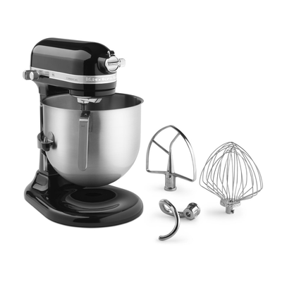 KitchenAid KSM8990OB Onyx Black NSF 8 Qt. Commercial Stand Mixer - 120V 1 3/10 HP