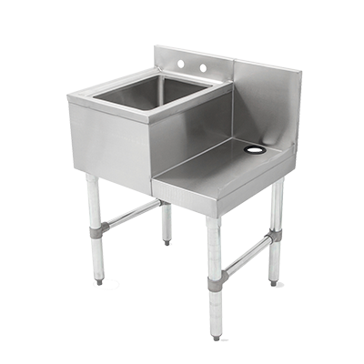 John Boos EUBBS-1410-SL Stainless Steel Slim-Line Underbar Blender Station