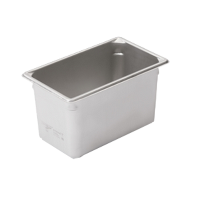 Vollrath 90362 5.8 Qt. 22 Gauge Stainless Steel Super Pan 3 1/3 GN Food Pan