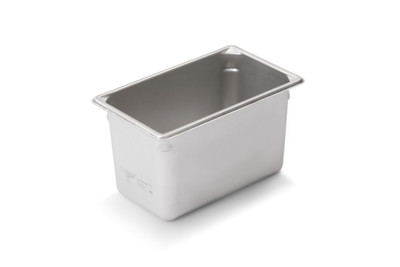 Vollrath 90362 5.8 Qt. 22 Gauge Stainless Steel Super Pan 3 1/3 GN Food Pan