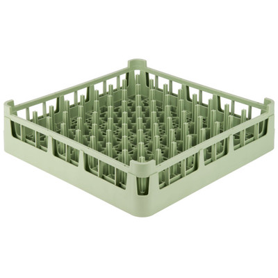 Vollrath 5269510 19.75" W x 19.75" D x 4.87" H Light Green With Extended Height Signature Full-Size Plate Rack