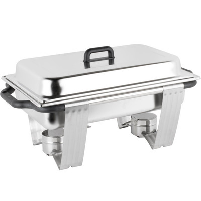 Vollrath 99860 9 Quarts Stainless Steel Matte Dakota Rectangular Chafer