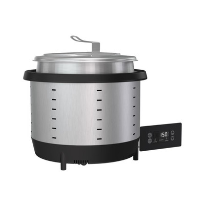 Vollrath 741101DW 11 Quart Inset With Hinged Cover Drop-In Dry Operation Solid State Controls With Locking Function Mirage Induction Warmer