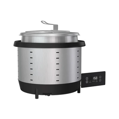 Vollrath 741101DW 11 Quart Inset With Hinged Cover Drop-In Dry Operation Solid State Controls With Locking Function Mirage Induction Warmer