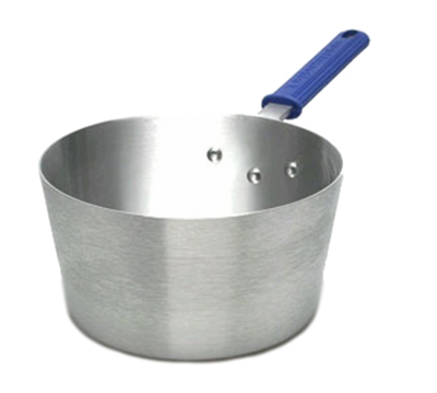Vollrath 434412 4.5 Qt. 11 Gauge Aluminum Alloy Cool Handle with EverTite Riveting Wear-Ever Tapered Sauce Pan