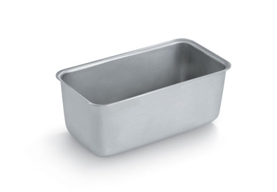 Vollrath 5436 4 1/8" D x 8 3/8" W x 2 3/8" H Aluminum Anodized Finish Loaf Pan