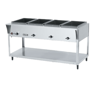 Vollrath 38204 60 11/16" W x 29 1/2" D x 34" H 4 Wells Stainless Steel ServeWell SL-Hot Food Table - 120V