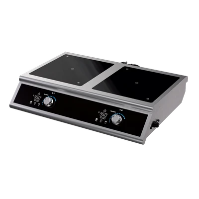 Vollrath DUALI-2900SS 28.38" W Stainless Steel Control Knob Countertop Induction Ranges - 208-240 Volts