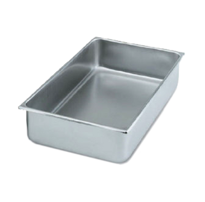 Vollrath 99765 20" W x 6" H x 12" D Full Size Standard Bead Stainless Steel Water / Spillage Pan